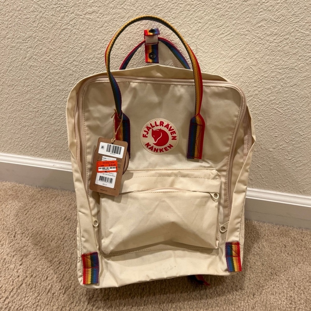 NWT Fjallraven Kanken Rainbow Backpack